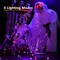 Brizled Orange & Purple Halloween Lights, 2 Pack Total 78FT 240 LED Solar Halloween Fairy Lights, 8 Modes Outdoor Orange Fairy Light, Purple Twinkle Light String Black Wire Outside Spooky Decorations